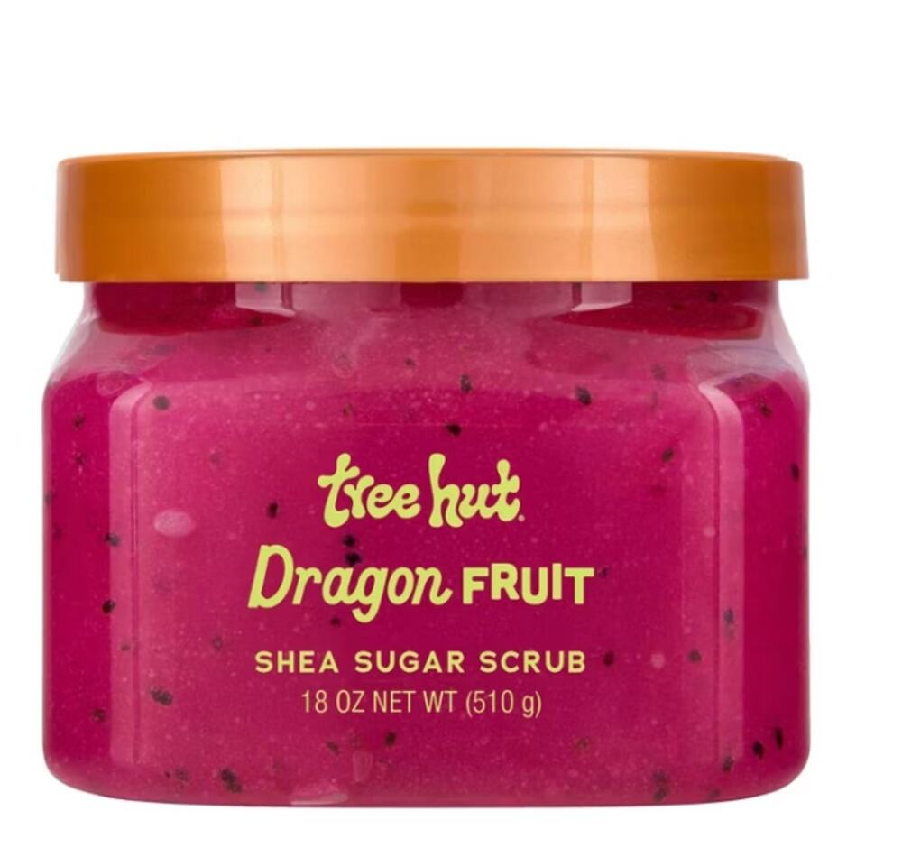 Tree Hut | DRAGON FRUIT body Scrub |  Peach & Pineapple Scent 18oz.
